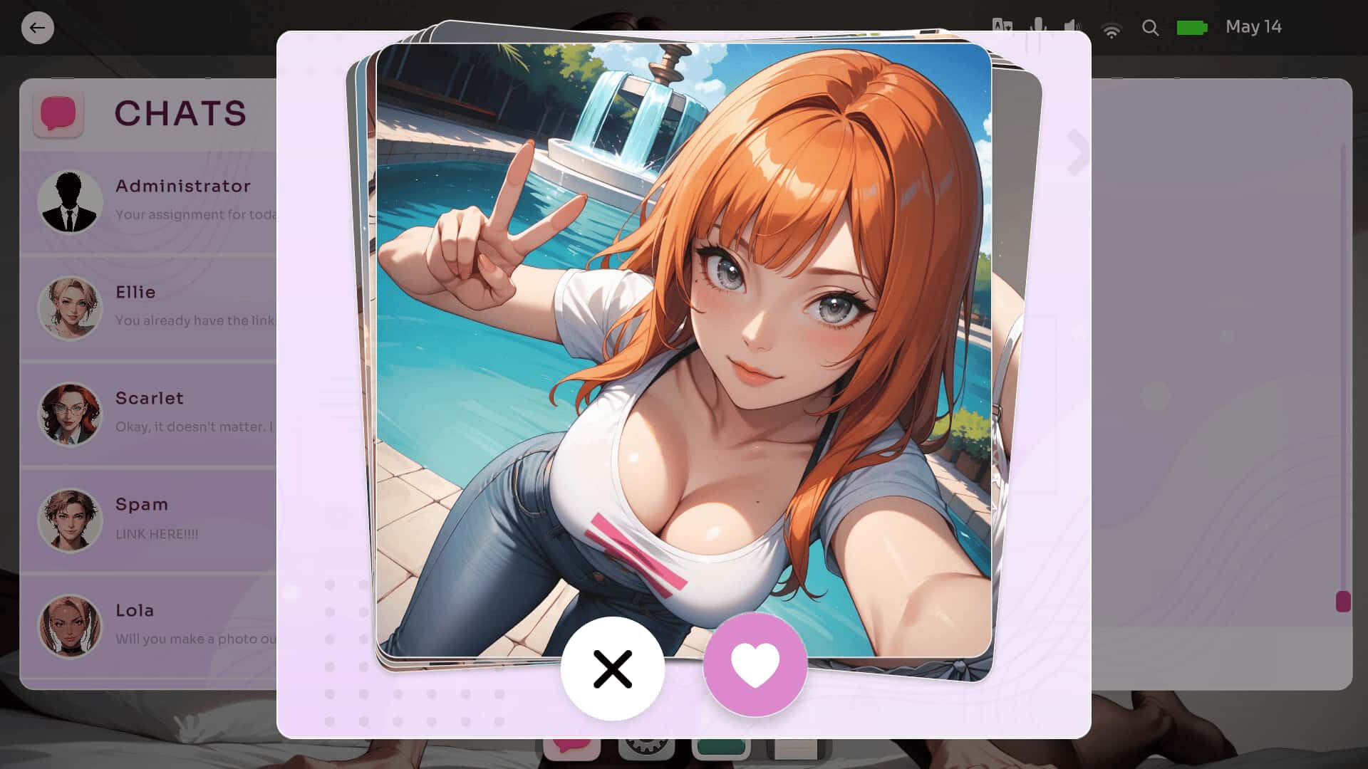OnlySluts: WAIFU MATCH全息投影